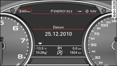 Quadro strumenti: funzione di spegnimento automatico del motore non disponibile al momento